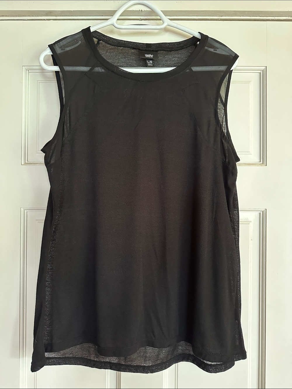 Mossimo Black Sheer Mesh Layering Tank